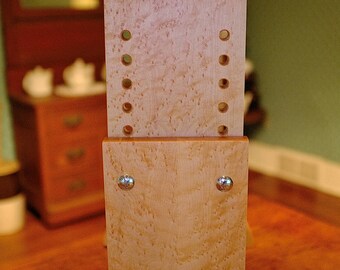 Adjustable Cello Bench - Birdseye Maple Hardwood