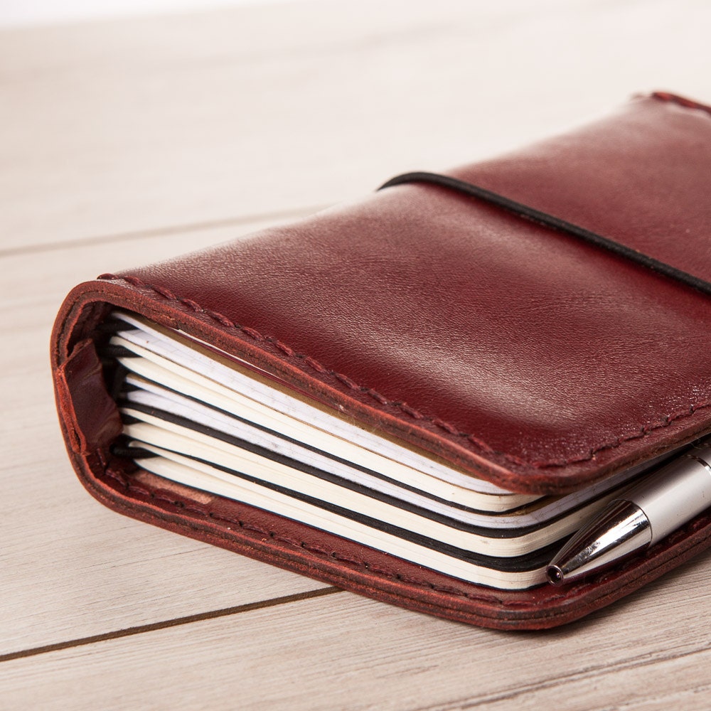 Refillable Leather Journal.Notebook Cover.Leather Travel