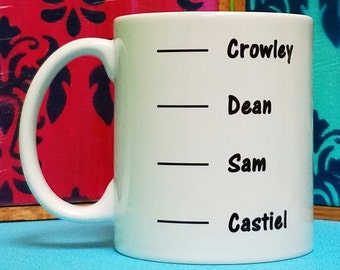 When Is It Safe To Talk Mug (Supernatural Themed)