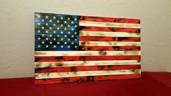 Rustic Wood American Flag Distressed Rustic Wood American Flag Distressed