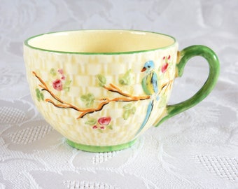 Fielding's Crown Devon Parrot Tea Cup