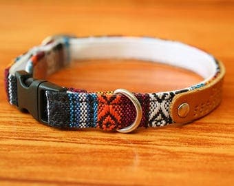 Native Color Cat Collar Personalized, Debut Aztec Personalized Cat Collar, Chocky Cat Collar Personalized, Native Kitten Collar