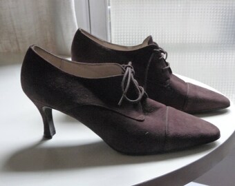 brown "BALLY" RETRO 80's - almost new shoes-