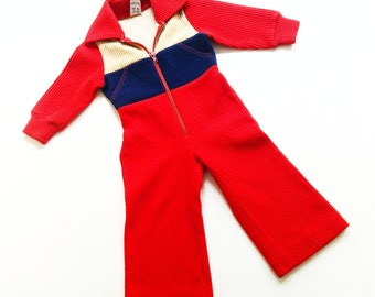 70s JumPsuiT baby size 1 Y retro vintage old-school 70s jumpsuit rompers 62/68
