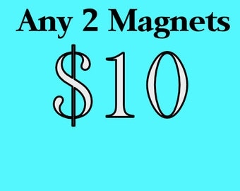 Any two magnets of your choice