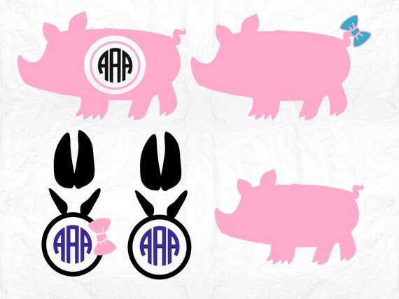 Download Show pig svg Pig svg file Pig svg Farm animal svg Pig