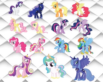 My little pony svg,jpg,eps,png for Design/Print/ Silhouette Cameo/Cricut& Many More