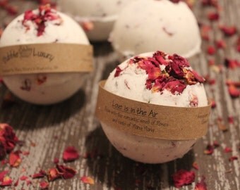 Rose Bath Bomb, Love is in the Air, Rose and Ylang-Ylang