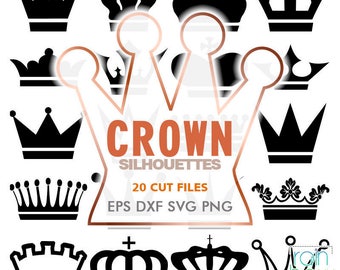 Crown clipart - Etsy