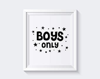 Boys room printable | Etsy