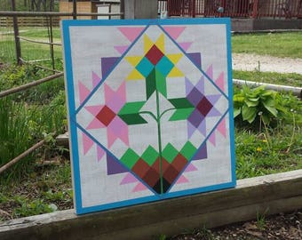 2x2 barn quilt | Etsy