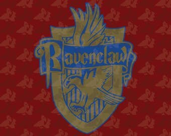 Ravenclaw House Crest Harry Potter 2 Color Logo Decal Sticker