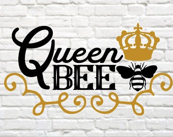 Download Bee with crown | Etsy