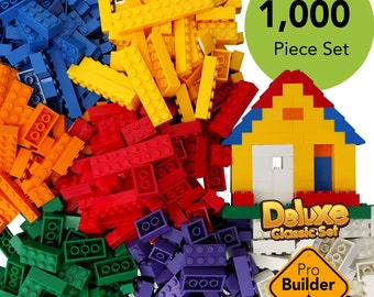 1000 Building Bricks, Lego, Legos, Lego Bricks, Building Blocks, Lego bulk, 1000 bricks, Blk Legos, Blocks, Lego Blocks, Mega Bloks