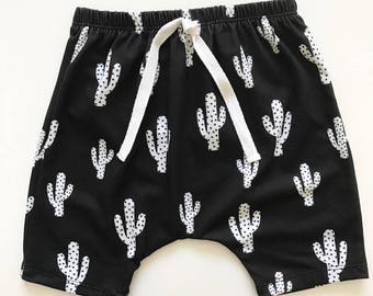 Cactus Harem Shorts Baby boy clothes baby clothes Toddler boy clothes Boy outfit Baby outfit Boy tank top Baby joggers organic baby clothes