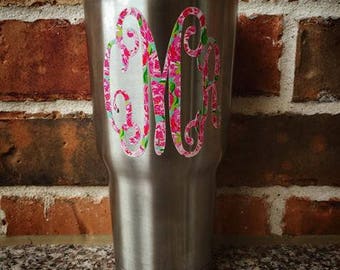Lilly Pulitzer Vinyl Monogram