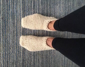 Handmade Wool Slipper Socks