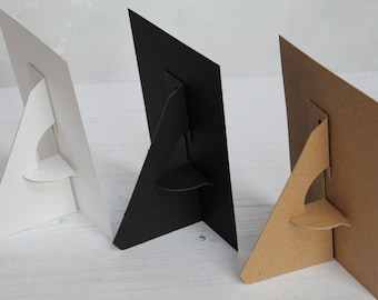 Easel Back Sign Holder - Photo Display - Table Top Easel - Table Number Holder - Reception Sign Holder - Display Easel