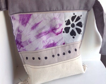 Crochet bag, Sock knitting bag. Project bags for knitting small sock bag Project bag knitting Canvas Drawstring bag