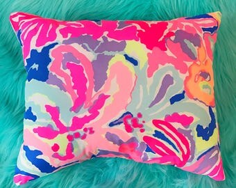 New Pillow made with Lilly Pulitzer Playa Hermosa fabric