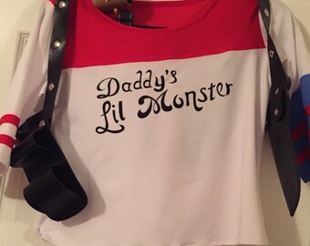 Harley Quinn cosplay women's adult costume -M/L - NO JACKET