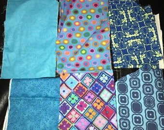 Mixed Fabric Scrap Bundle #4