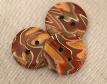 Large Handcrafted Buttons 1 inch Button No. 359