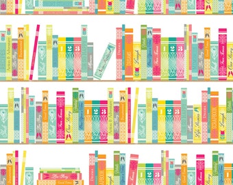Library Books Fabric - For The Love Of Reading By Allisonkreftdesigns - Librarian Books Cotton Fabric By The Yard With Spoonflower