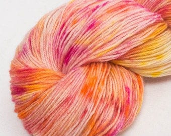 Hand dyed yarn, Exmoor Blueface, Polwarth, Buy yarn, luxury sock yarn, confetti yarn, speckled yarn, fingering yarn, Hand dyed yarn UK