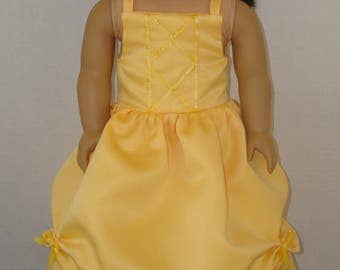 18 inch Doll Clothes/Beauty And The Beast/Belle/Made to fit 18" Girl Dolls like American Girl/READY TO SHIP