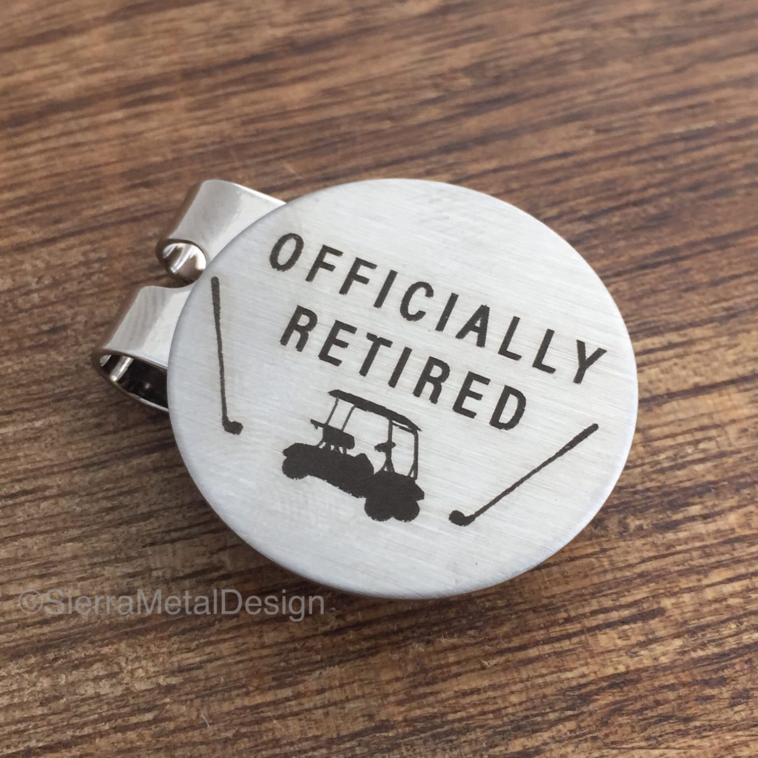 Retired Gift Golf Ball Marker Retirement Gift Mens Gift Golf