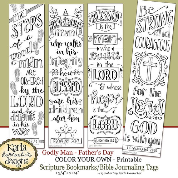 fathers day color your own bookmarks bible journaling