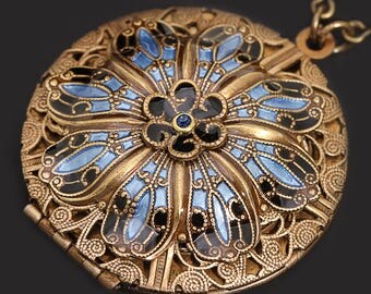 Compass Locket Necklace Compass Necklace Compass Locket Picture Locket