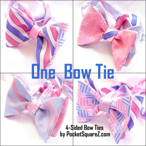 Items similar to Custom 4 - Sided Reversible Butterfly Bow Ties on Etsy