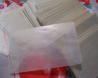 small glassine envelopes