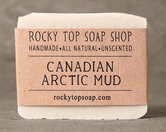 Canadian Arctic Mud Soap - Sensitive Skin Soap, Facial Soap, Clay Soap, Vegan Soap