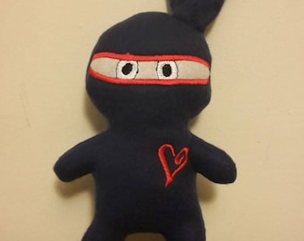 Ninja stuffie, small, Birthday gift, party bags, just to make you smile, UK