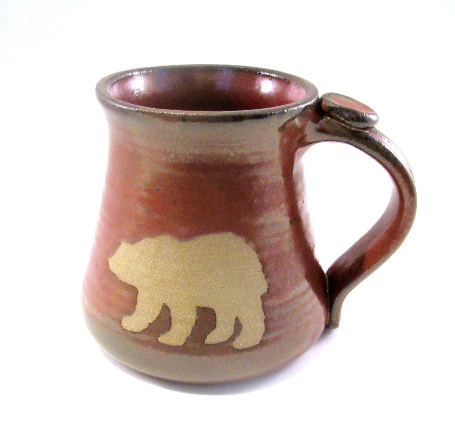 Coffee mug Bear Mug Bear Silhouette Pottersong Pottery