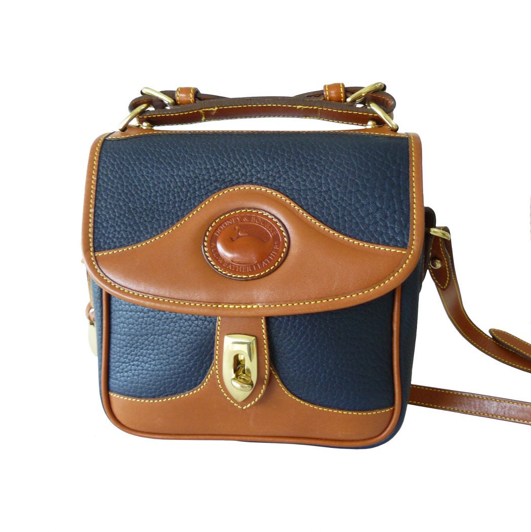 dooney and bourke navy blue purse