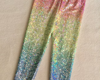 girls Unicorn leggings Baby Toddler Rainbow Birthday pants 3 6 12 18 24 months 2T 3T 4T 5T 6 7 costume Dragon Scale pink purple blue yellow