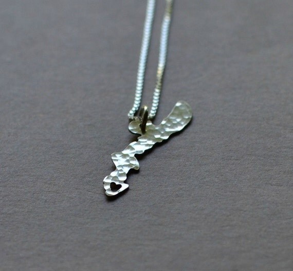 Okinawa Necklace. Okinawa Japan Shaped Symbol Map Jewelry.