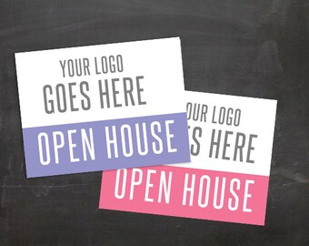 ADD LOGO Yard Sign 27x18 and 24x18 JPG Pop-Up Open House Launch Party Fashion Consultant Retailer Boutique