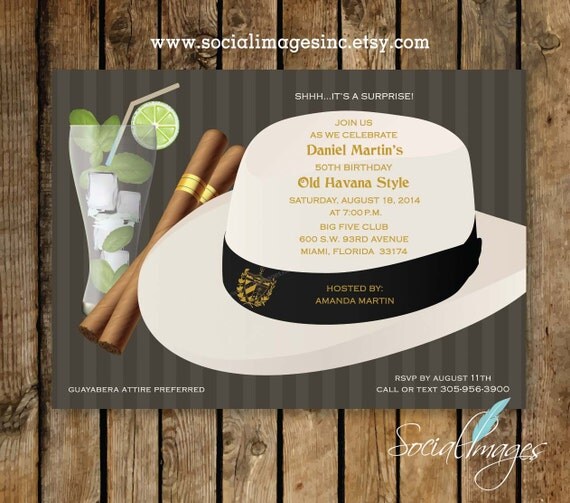 Cuban Party Invitations 3