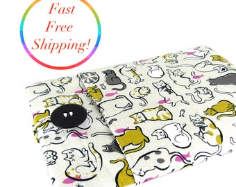 Cat Kindle Case, Kindle Paperwhite Case, Kindle Paperwhite Cover, Kindle Cover, Kindle Voyage Case, Kindle Paperwhite Sleeve