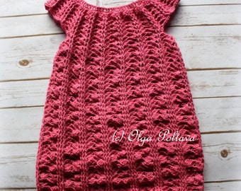 V-Stitch Crochet Girls Hat Pattern Size 3-5 Years Old Easy