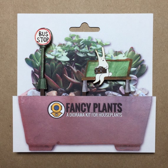 Fancy Plants Diorama Kit by 20Leagues on Etsy