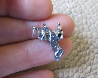 Cowboy Saddle Sterling Silver Charm, Vintage Bracelet Charms. 925 Silver Wild West Souvenir Charms. Travel Charms, Southwest American Cowboy