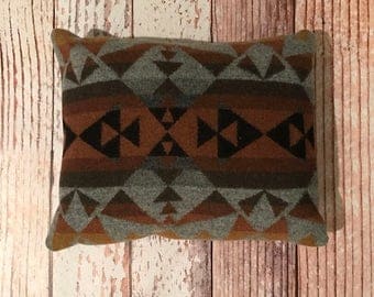 Grey Storm Wool Pillow Made In The Northwest