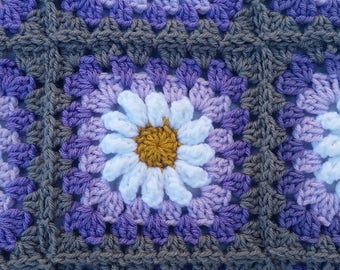 Crochet Daisy Blanket