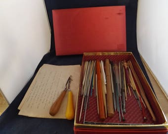 Lot of Vintage Crochet and Knitting Needles